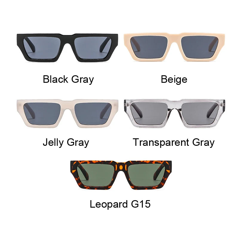 Lunettes de soleil carrées style urbain "2024 2025"