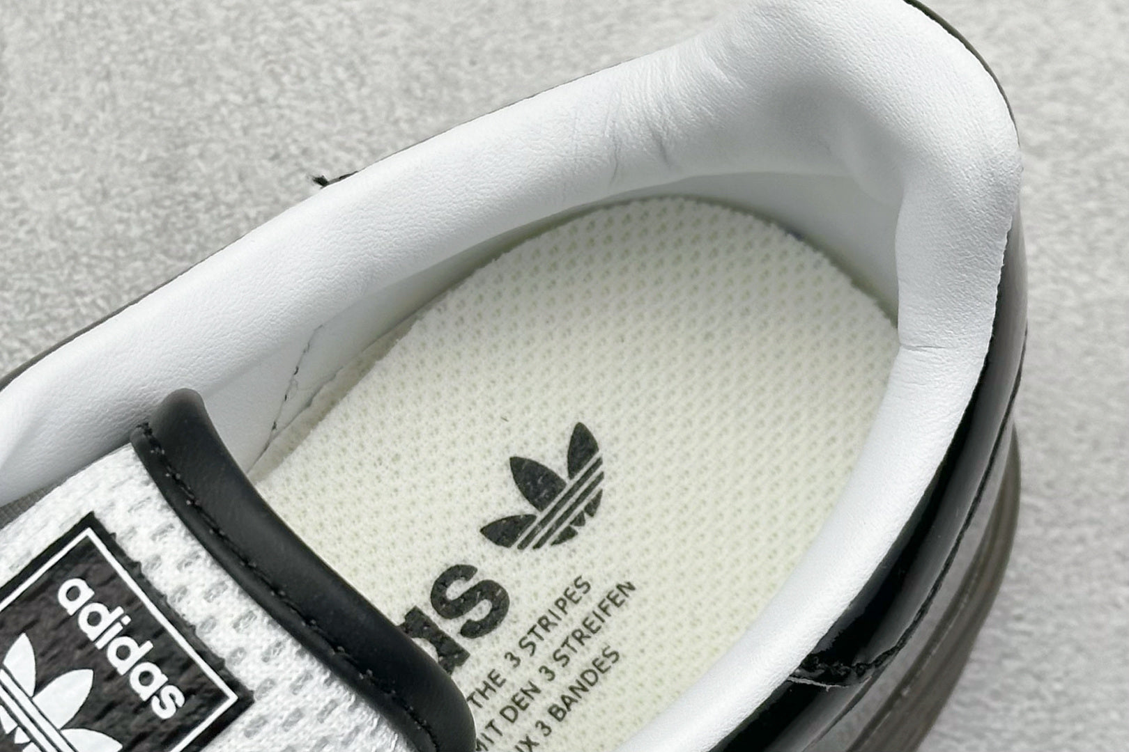 Adidas Gazelle Glossy Black/White