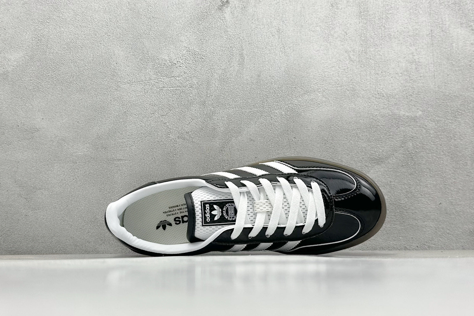 Adidas Gazelle Glossy Black/White