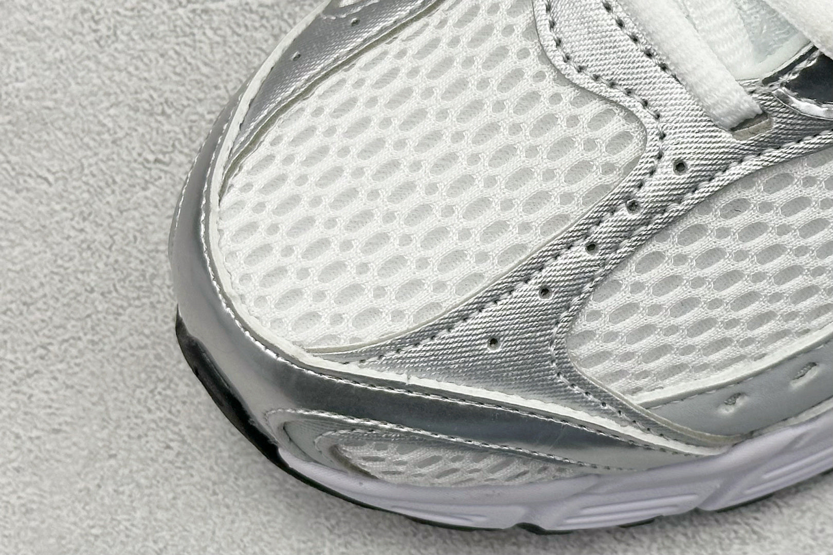 Nike P-6000 White Metallic Silver