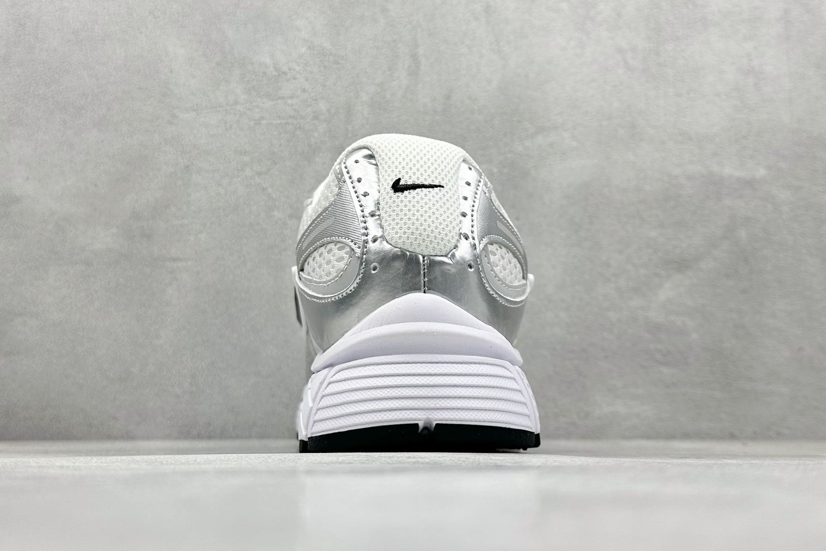 Nike P-6000 White Metallic Silver