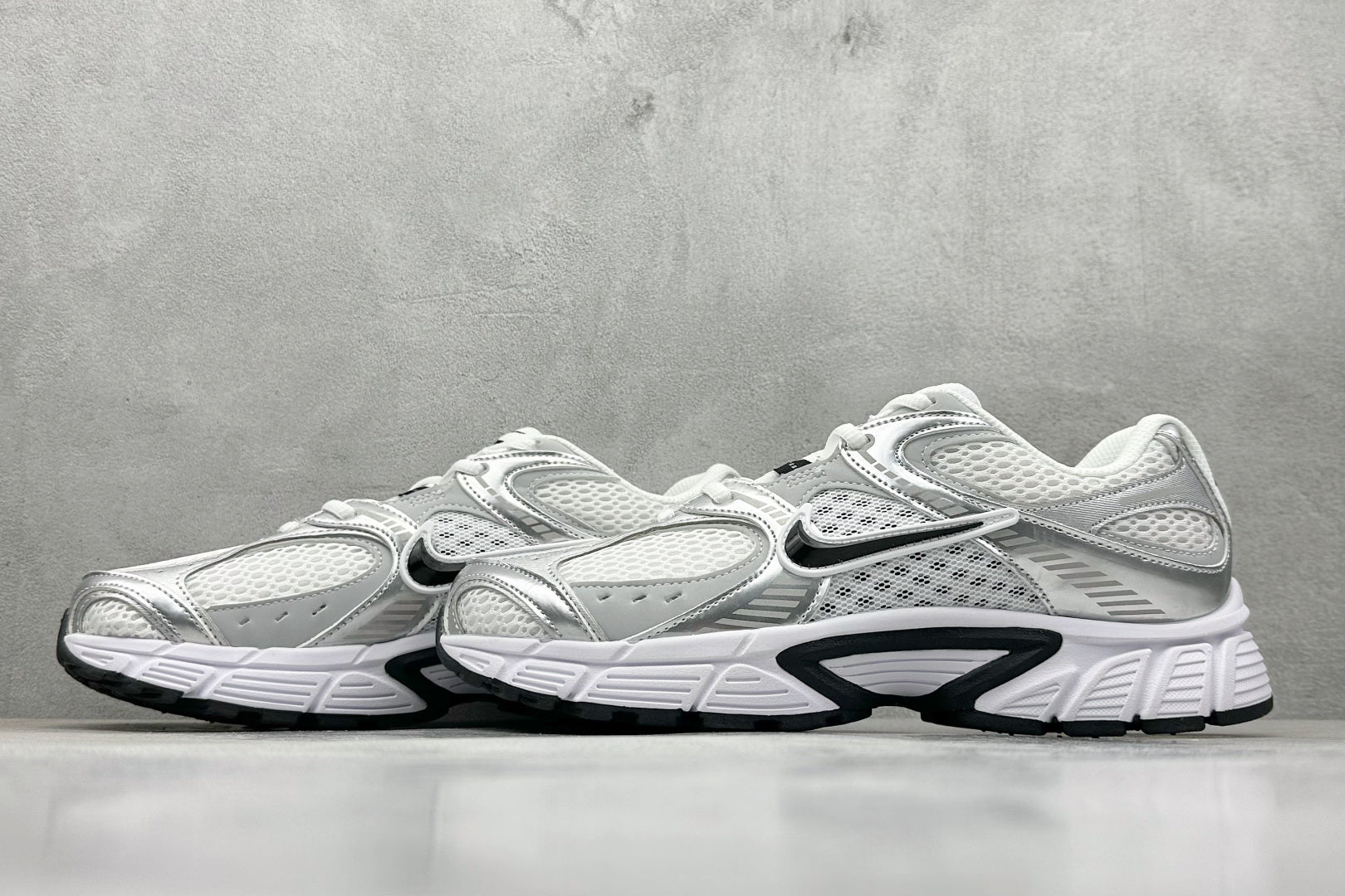 Nike P-6000 White Metallic Silver